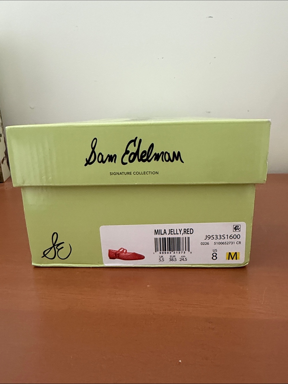 Sam Edelman Red Dual-Strap Jelly Mary Janes - Picture 7 of 7